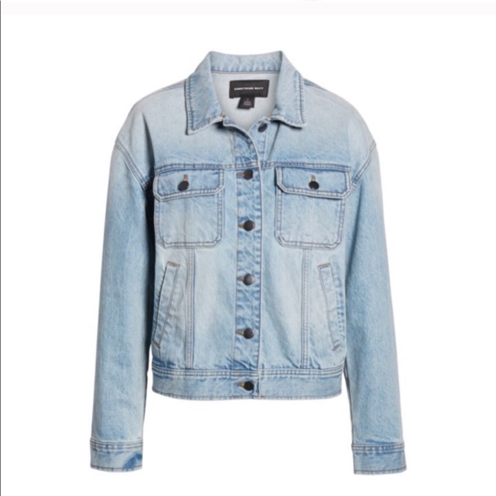 Something Navy: Jean Oversized Jacket - image 1